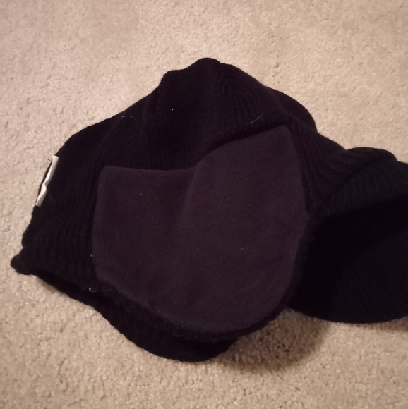 Black Elmer Fudd Style Winter Hat - Picture 7 of 7
